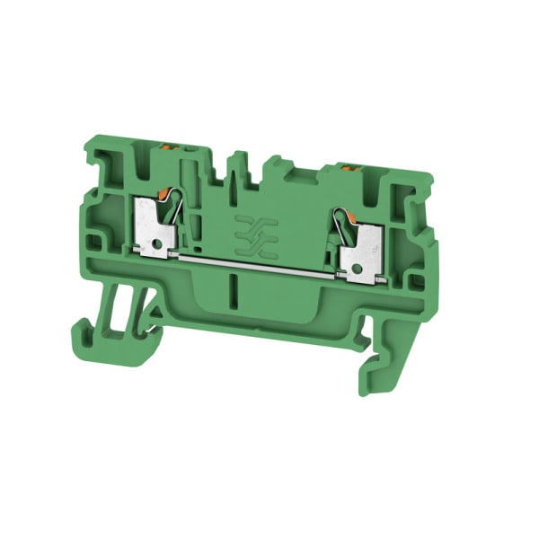 WEIDMÜLLER - Durchgangs-Reihenklemme, PUSH IN, 1.5mm², 500V, 17.5A, grün