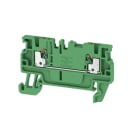 WEIDMÜLLER - Durchgangs-Reihenklemme, PUSH IN, 1.5mm², 500V, 17.5A, grün