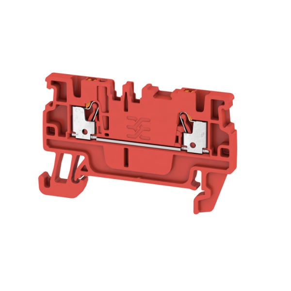 WEIDMÜLLER - Durchgangs-Reihenklemme, PUSH IN, 1.5mm², 500V, 17.5A, rot