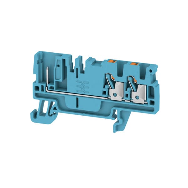 WEIDMÜLLER - Durchgangs-Reihenklemme, PUSH IN, 2.5mm², 800V, 24A, blau