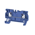 WEIDMÜLLER - Durchgangs-Reihenklemme, PUSH IN, 1.5mm², 500V, 17.5A, dunkelblau