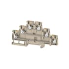WEIDMÜLLER - Mehrstock-Reihenklemme, PUSH IN, 2.5mm², 800V, 24A, dunkelbeige