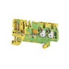 WEIDMÜLLER - Schutzleiter-Reihenklemme, PUSH IN, 2.5mm², 800V, grün/gelb