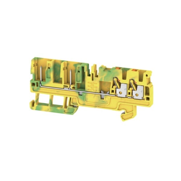 WEIDMÜLLER - Schutzleiter-Reihenklemme, PUSH IN, 2.5mm², 800V, grün/gelb