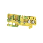 WEIDMÜLLER - Schutzleiter-Reihenklemme, PUSH IN, 2.5mm², 800V, grün/gelb