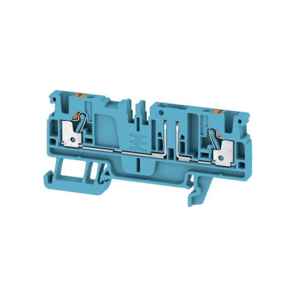 WEIDMÜLLER - Prüftrenn-Reihenklemme ADT, PUSH IN, 2.5mm², 500V, 20A, blau