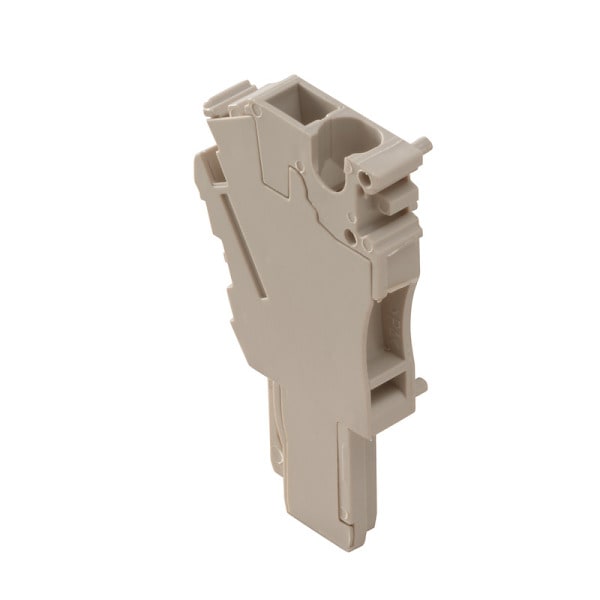 WEIDMÜLLER - Stecker (Klemmen), Steckanschluss, 2.5mm², 500V, 24A, Polzahl: 1, dunkelbeige