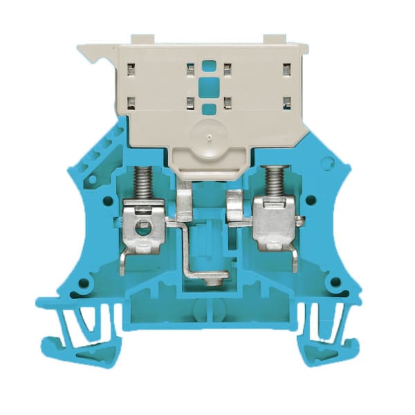 WEIDMÜLLER - Sicherungs-Reihenklemme, Schraubanschl, 6mm², 250V, 6,3A,