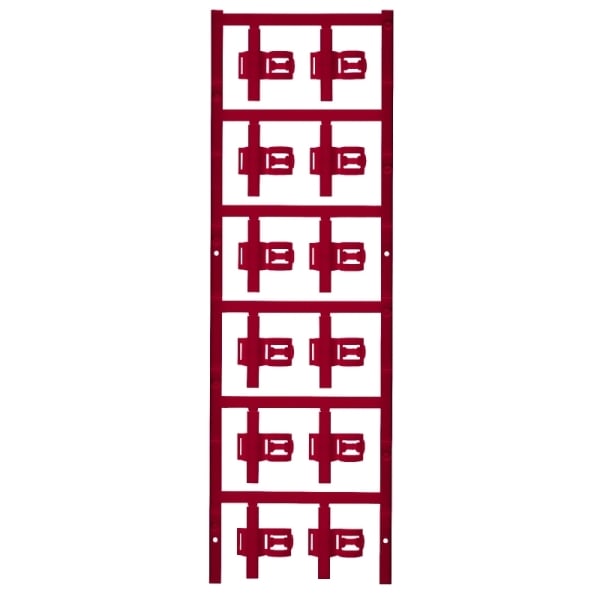 WEIDMÜLLER - Kabelmarkierer SlimFix Clip, 3.5-7mm, 12.5mm, PA 66, rot