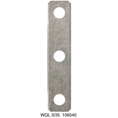 WEIDMÜLLER - Querverbinder, geschraubt, Pole:3, Raster in mm 27, 125A, grau