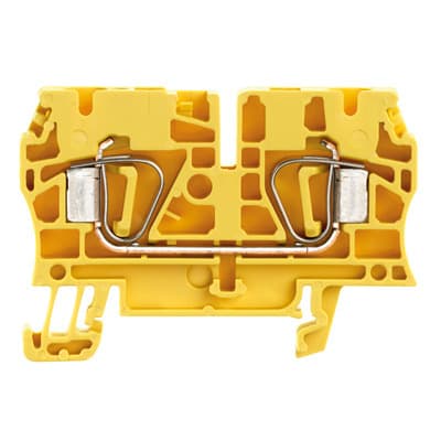 WEIDMÜLLER - Durchgangs-Reihenklemme, Zugfederanschluss, 4mm², 800V, 32A, gelb