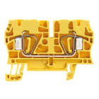 WEIDMÜLLER - Durchgangs-Reihenklemme, Zugfederanschluss, 4mm², 800V, 32A, gelb