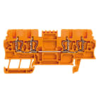 WEIDMÜLLER - Durchgangs-Reihenklemme, Zugfederanschluss, 1.5mm², 500V, 17.5A, orange