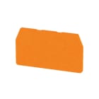 WEIDMÜLLER - Trennwand (Klemmen), Abschluss- und Zwischenplatte, 51.5x28.9mm, orange