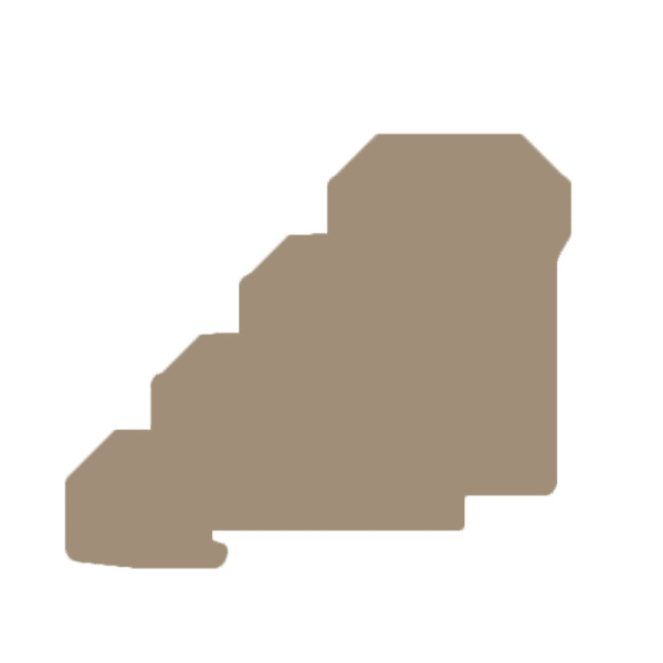 WEIDMÜLLER - Abschlussplatte (Klemmen), 71.35x1.5mm, dunkelbeige