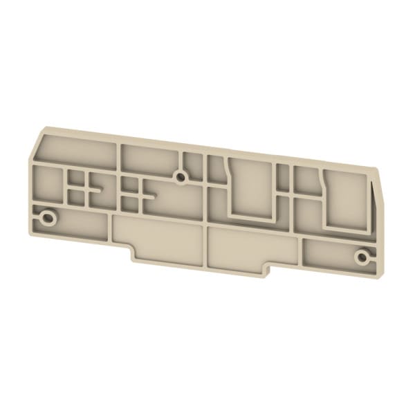 WEIDMÜLLER - Trennwand (Klemmen), Abschluss- und Zwischenplatte, 100.1x34.65mm, dunkelbeige