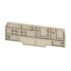 WEIDMÜLLER - Trennwand (Klemmen), Abschluss- und Zwischenplatte, 100.1x34.65mm, dunkelbeige