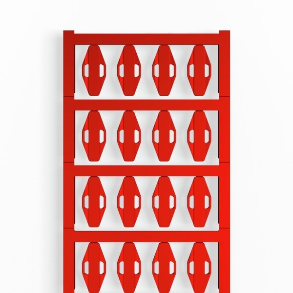 WEIDMÜLLER - Kabelmarkierer SlimFix X, 7-40mm, 11mm, PA 66, rot