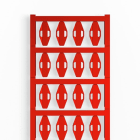 WEIDMÜLLER - Kabelmarkierer SlimFix X, 7-40mm, 11mm, PA 66, rot