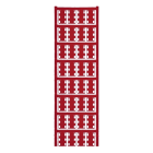 WEIDMÜLLER - Kabelmarkierer SlimFix X, 7-40mm, 14mm, PA 66, rot