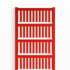 WEIDMÜLLER - Leitermarkierer SlimFix, 1.2-1.6mm, 21x3.2mm, PA 66, rot