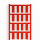 WEIDMÜLLER - Leitermarkierer SlimFix, 4.8-21x7.4mm, 21x7.4mm, PA 66, rot