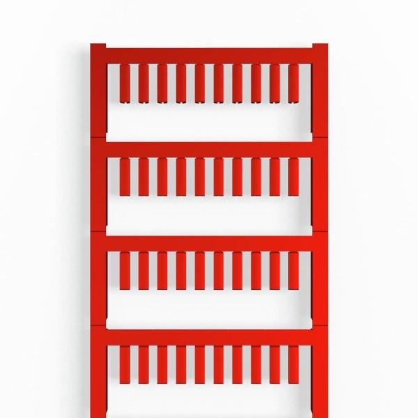 WEIDMÜLLER - Leitermarkierer SlimFix, 1.2-1.6mm, 12x3.2mm, PA 66, rot