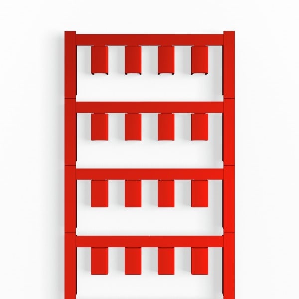 WEIDMÜLLER - Leitermarkierer SlimFix, 4.7-12x7.4mm, 12x7.4mm, PA 66, rot