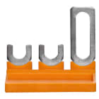 WEIDMÜLLER - Querverbinder, gesteckt, Pole:3, Raster 7.9mm, Isoliert, orange