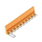 WEIDMÜLLER - Querverbinder, gesteckt, Pole:10, Raster 7.9mm, Isoliert, orange