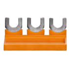 WEIDMÜLLER - Querverbinder, gesteckt, Pole:3, Raster 7.9mm, Isoliert, orange