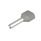 WEIDMÜLLER - Aderendhülse, Zwillings-Aderendhülse, 2.5mm², Abisolierlänge: 15mm, grau