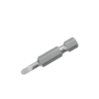 WEIDMÜLLER - Bit für Schlitzschrauben, E 6,3 DIN 3126, mit Zapfen, Schlitz, 4x39x0.8mm