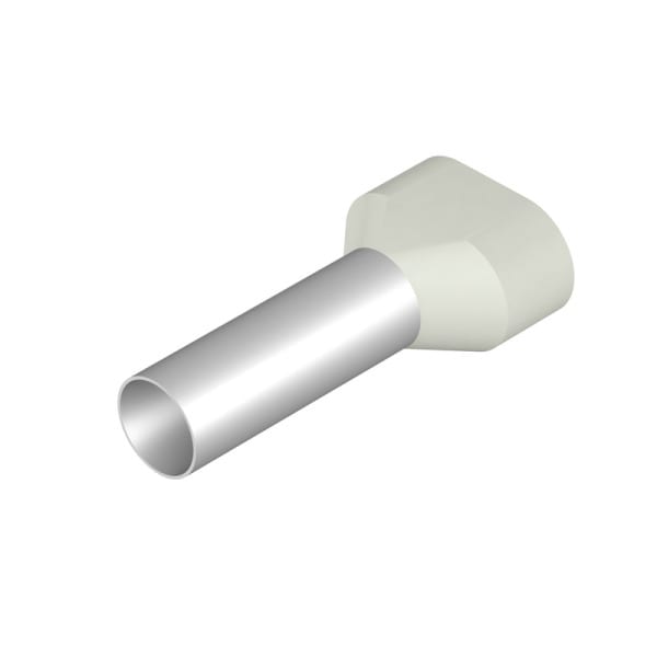 WEIDMÜLLER - Aderendhülse, Zwillings-Aderendhülse, 16mm², Abisolierlänge: 29mm, weiß