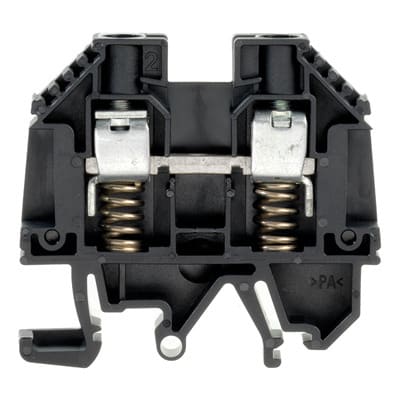 WEIDMÜLLER - Durchgangs-Reihenklemme, Schraubanschl, 10mm², 630V, 57A, schwarz