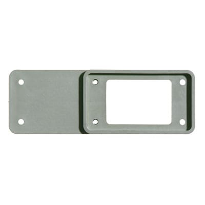 WEIDMÜLLER - Adapterplatte (Industriesteckverbinder), Kunststoff, Farbe: grau, Braugr. 8