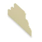 WEIDMÜLLER - Abschluss- und Zwischenplatte (Klemmen), Abschlussplatte, 52xbeige
