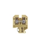 WEIDMÜLLER - Thermocouple-Reihenklemme, Schraubanschl, 2.5, beige/gelb