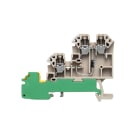 WEIDMÜLLER - Initiator-, Aktor-Reihenklemme, Schraubanschl, 2.5mm², 250V, 17.5A, dunkelbeige