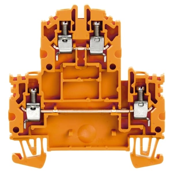 WEIDMÜLLER - Mehrstock-Reihenklemme, Schraubanschl, 4mm², 800V, 32A, orange