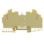 WEIDMÜLLER - Prüftrenn-Reihenklemme WDT, Schraub, 1.5mm², 250V, 10A beige/gelb