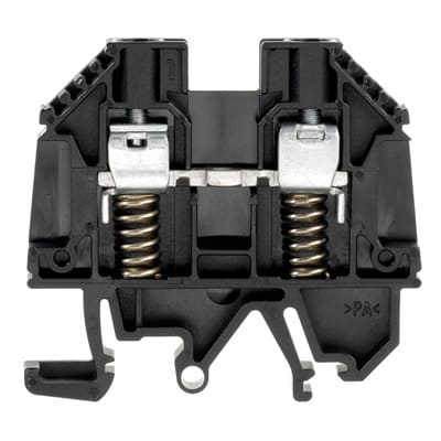 WEIDMÜLLER - Durchgangs-Reihenklemme, Schraubanschl, 6mm², 630V, 41A, schwarz