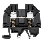 WEIDMÜLLER - Durchgangs-Reihenklemme, Schraubanschl, 6mm², 630V, 41A, schwarz