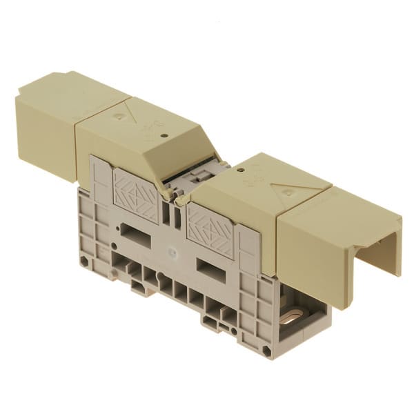 WEIDMÜLLER - Bolzenklemme, Bolzen, 120mm², 1000V, 269A, M 12, TS 35, dunkelbeige