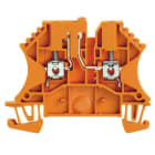 WEIDMÜLLER - Prüftrenn-Reihenklemme WTR, Schraub, 2.5mm², 500V, 24A, orange