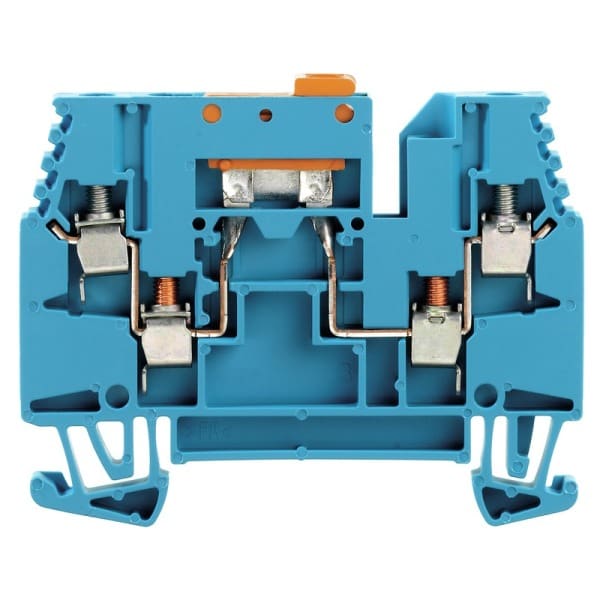 WEIDMÜLLER - Prüftrenn-Reihenklemme WTR, Schraub, 2.5mm², 400V, 16A, blau