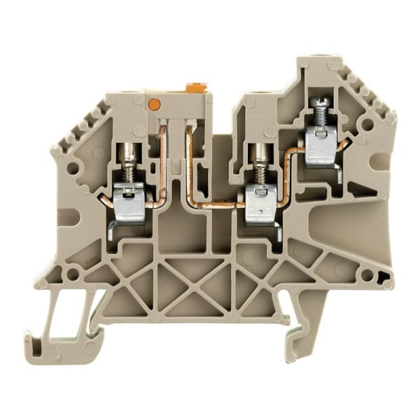 WEIDMÜLLER - Prüftrenn-Reihenklemme WTR, Schraub, 4mm², 500V, 27A, dbg
