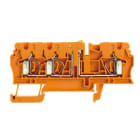 WEIDMÜLLER - Prüftrenn-Reihenklemme ZTR, Zugfeder, 2.5mm², 500V, 20A, orange