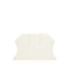 WEIDMÜLLER - Abschlussplatte (Klemmen), 56x1.5mm, weiß