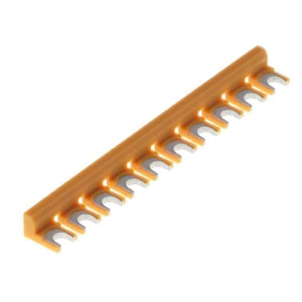 WEIDMÜLLER - Querverbinder, gesteckt, Pole:10, Raster 8mm, Isoliert, orange